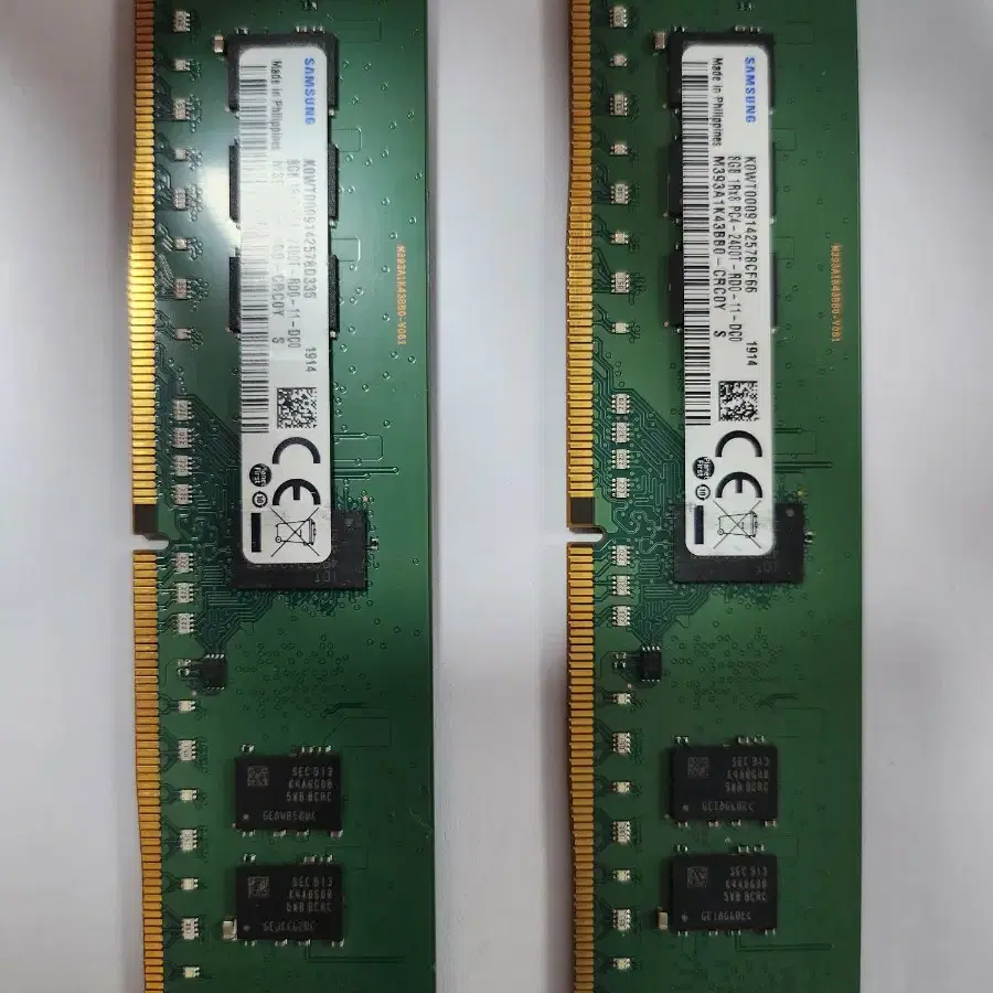 서버용 ddr4, 8gb x2.  16gb팝니다.