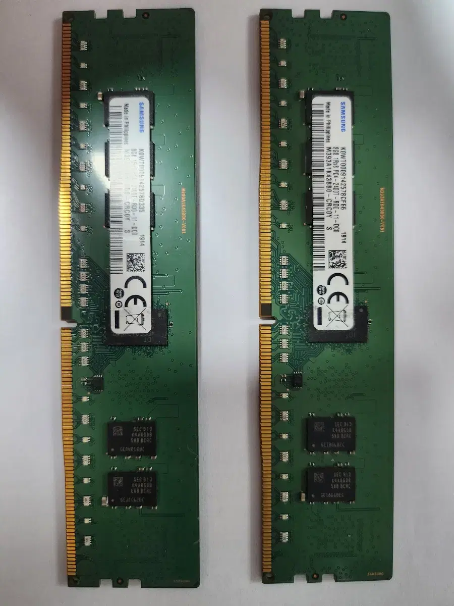 서버용 ddr4, 8gb x2.  16gb팝니다.