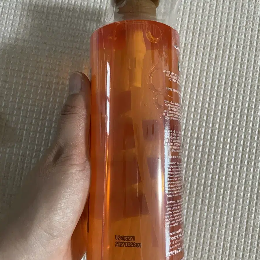 아도르 사과 식초 샴푸 430ml 대용량