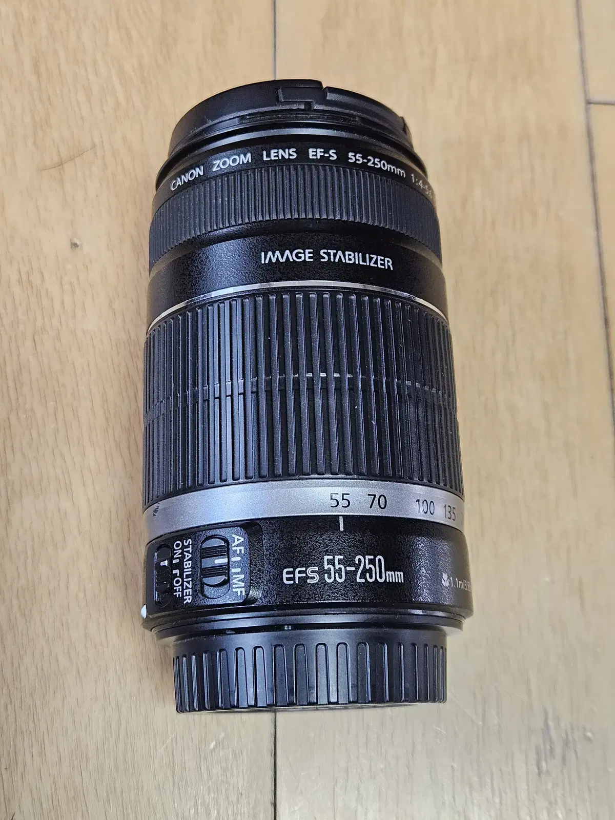 캐논 ef-s 55-250 mm is 망원렌즈 (헝그리렌즈) 판매합니다