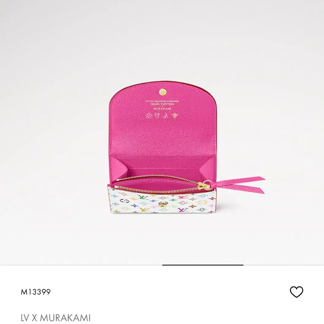 LV x TM 루이비통x무라카미 타카시 20주년 M13399 카드 코인지