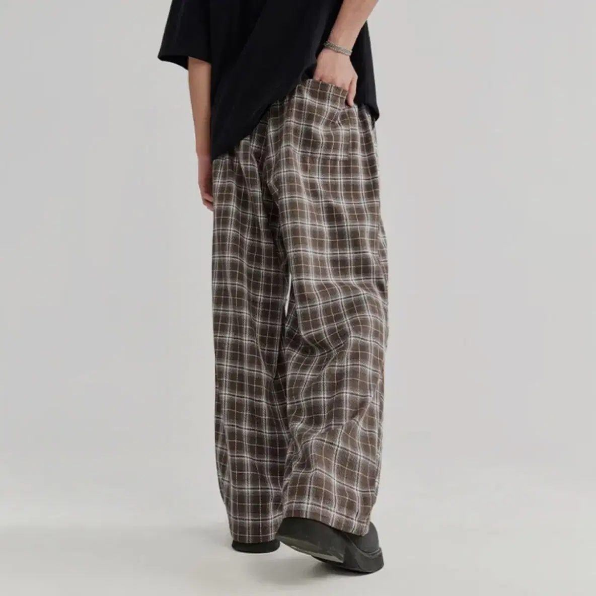 인플레이션 Le Miel Check Banding Pant