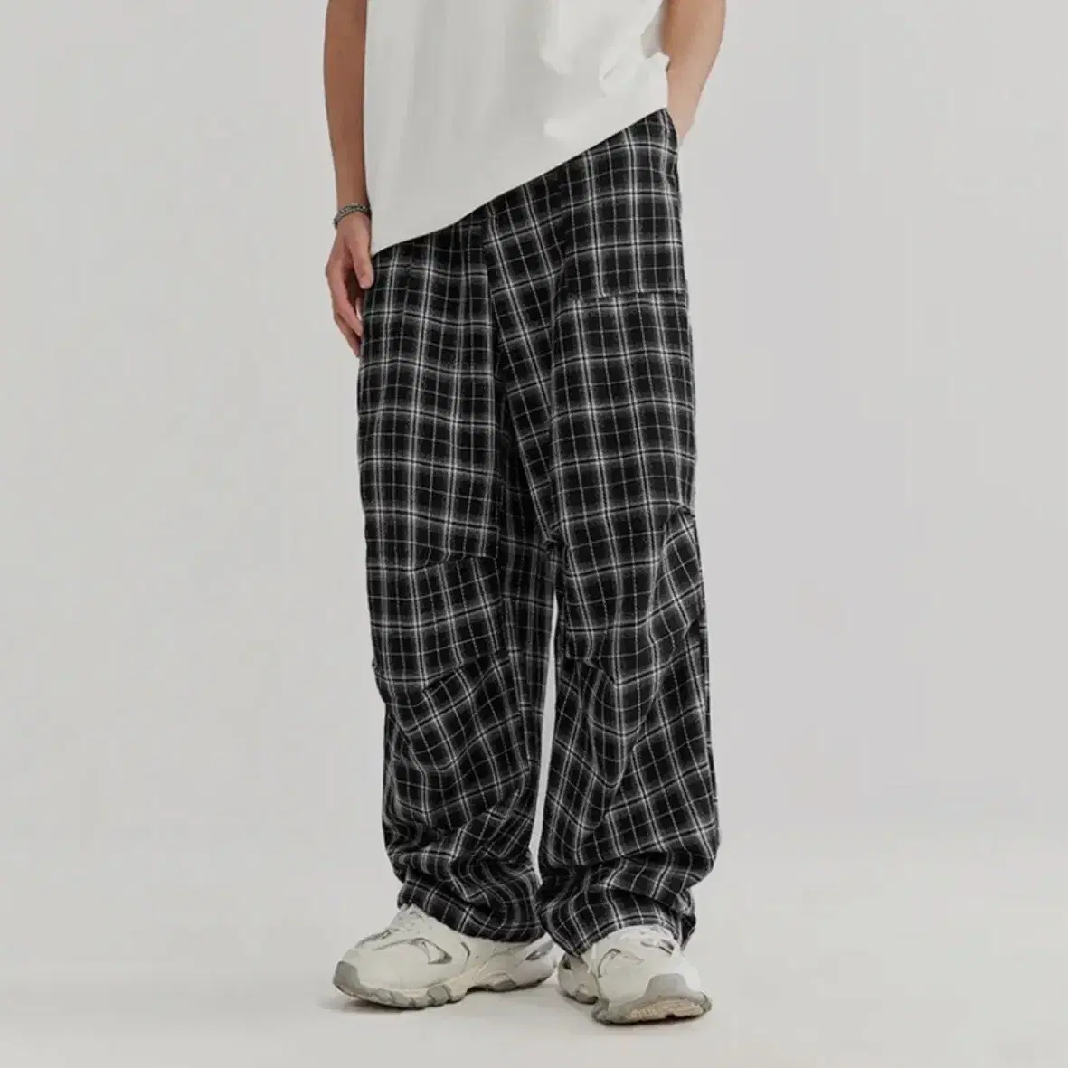 인플레이션 Le Miel Check Banding Pant