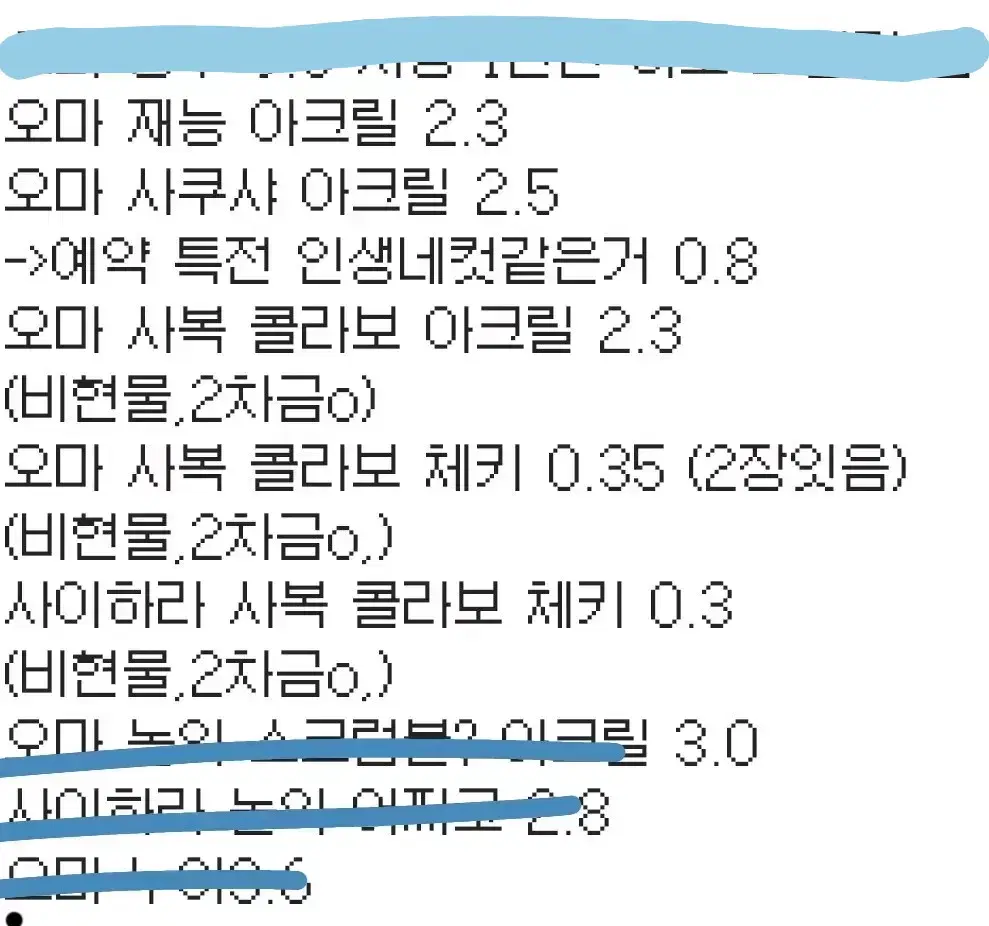 뉴단간론파 오마 코키치 굿즈 정리 판매