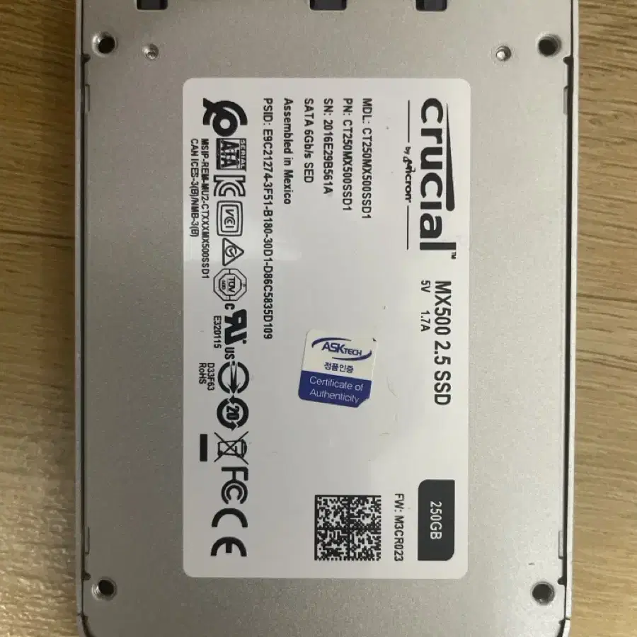 마이크론 ssd 250gb