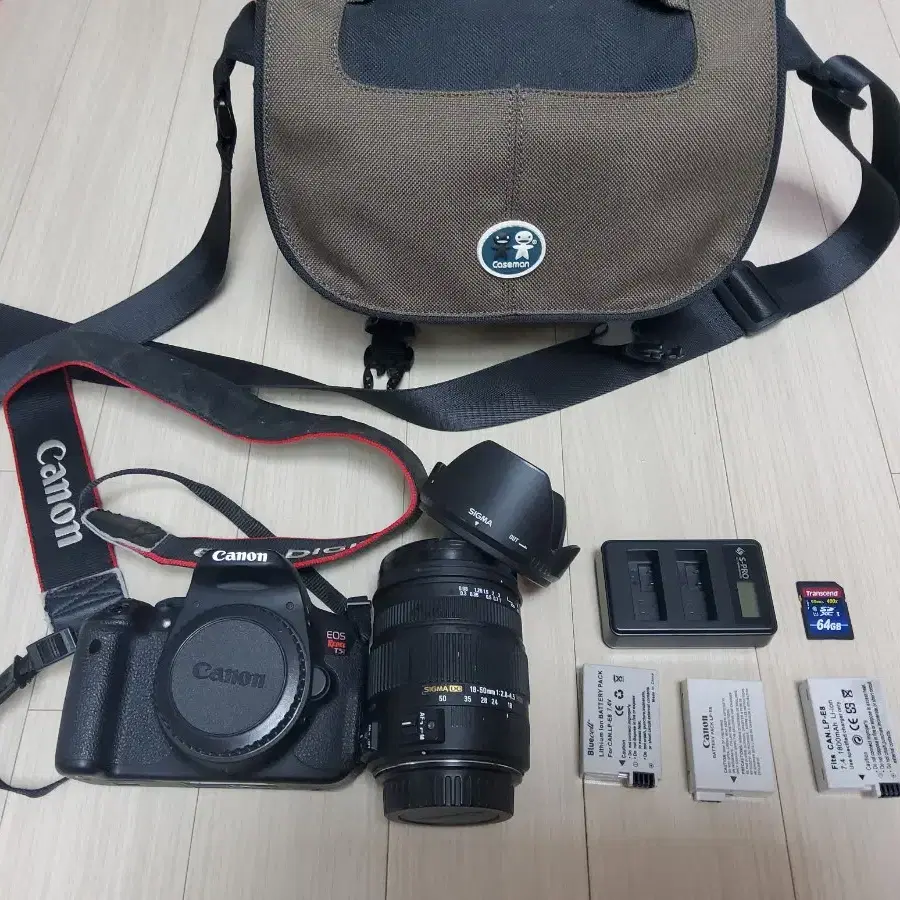 캐논 카메라 EOS t5i (700D 내수) 시그마 18-50 OS 렌즈