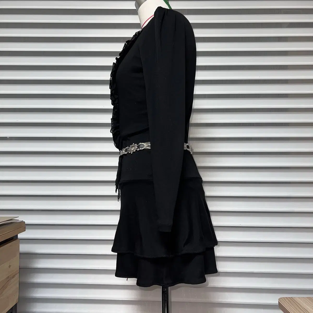 Black Ruffle Dress 고딕 고스 공겜여주