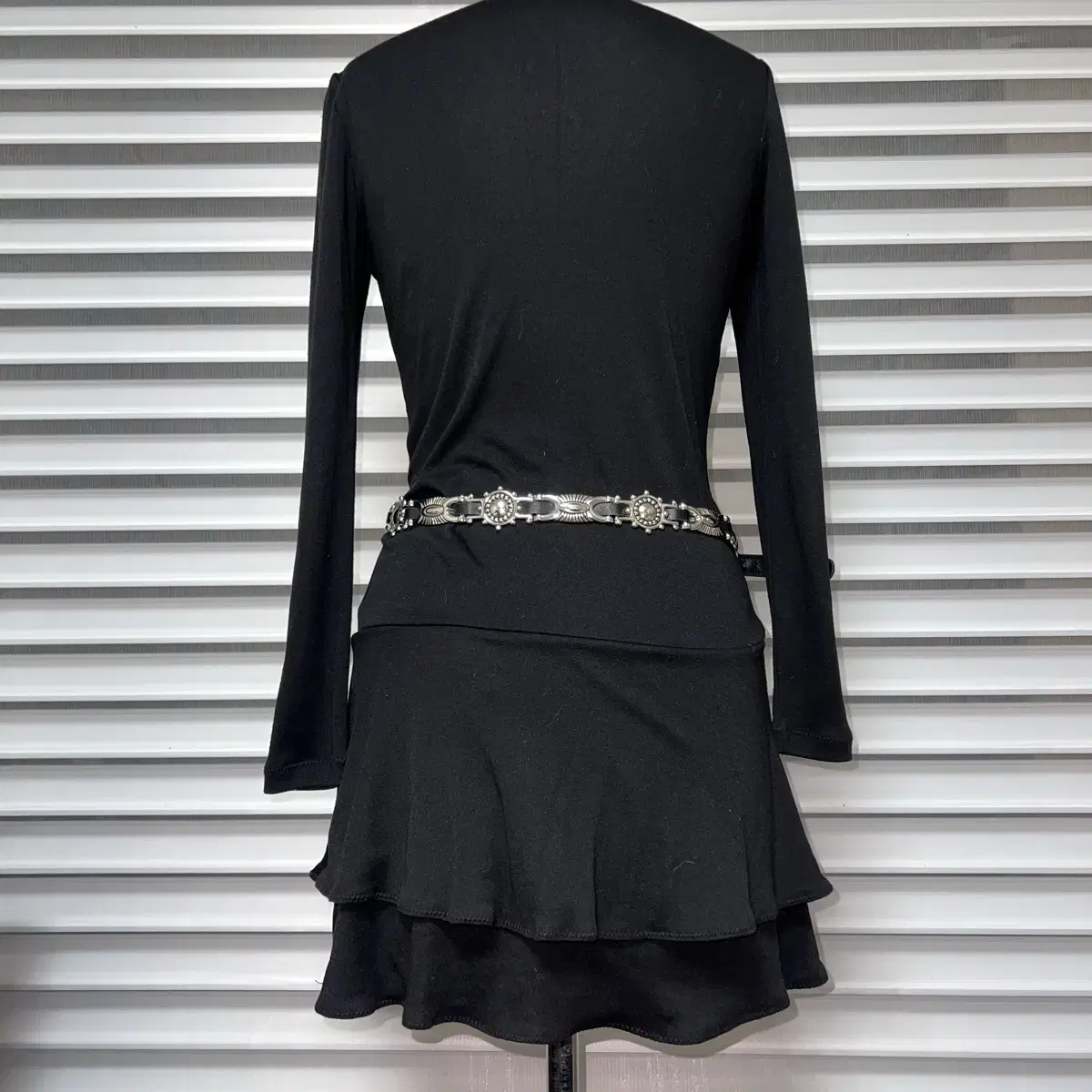 Black Ruffle Dress 고딕 고스 공겜여주