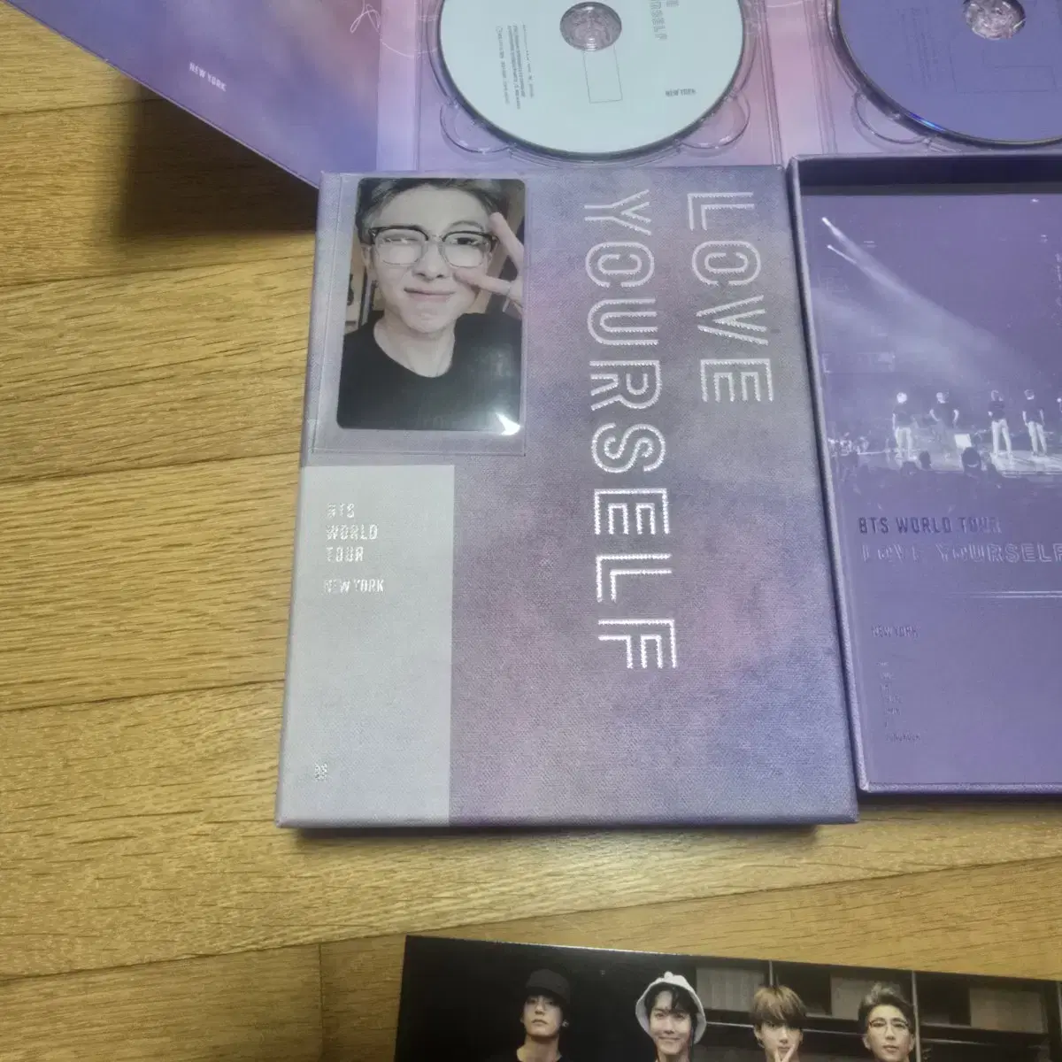 방탄 럽셀 뉴욕 dvd 남준 포카포함 풀셋양도.bts RM