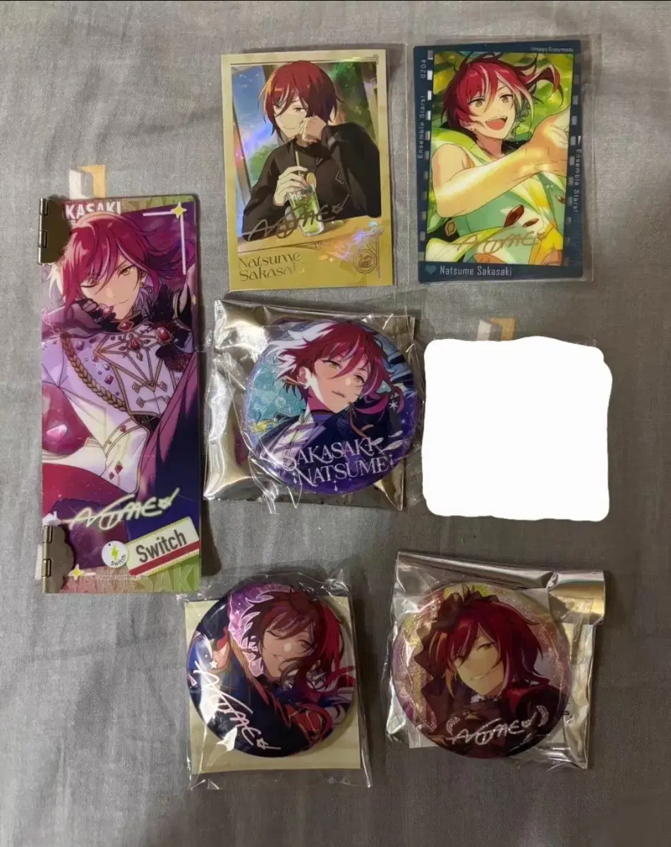 acrylic Photo kard Natsume Badge Pasha Sakasaki Natsume