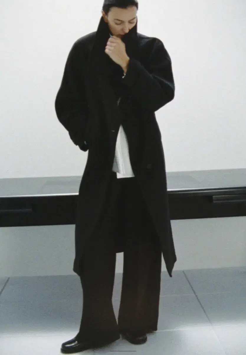 Zara ZW Collection Wool Coat XS 7522/249