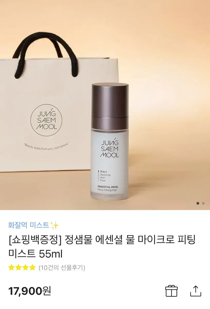 정샘물 에센셜 미스트 55ml