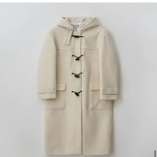 위러버 HOOD DUFFLE COAT - ivory