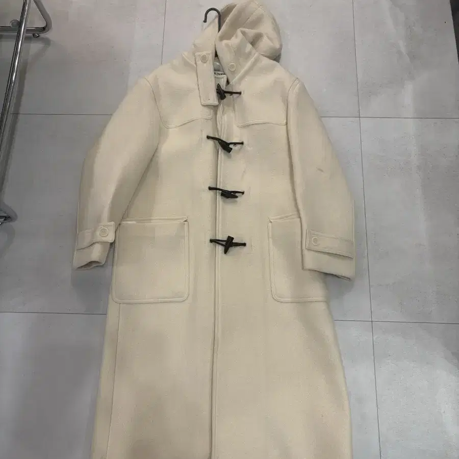 위러버 HOOD DUFFLE COAT - ivory