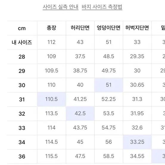 플랙x깡 라이트 블루 데님팬츠