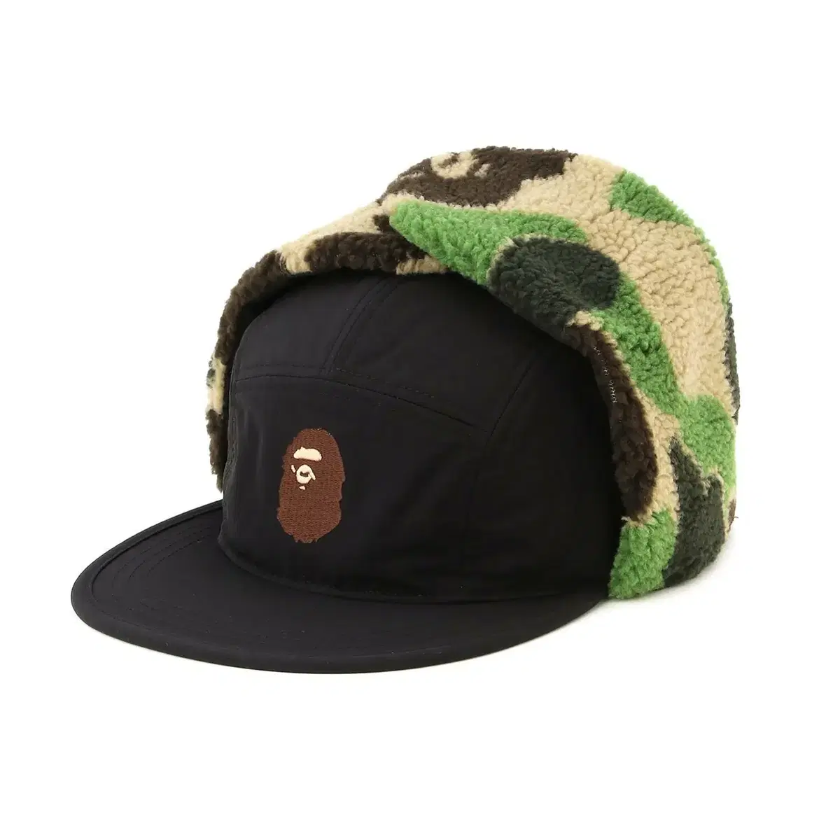 BAPE 베이프 ABC CAMO PUFFY 플라이트 캡 모자