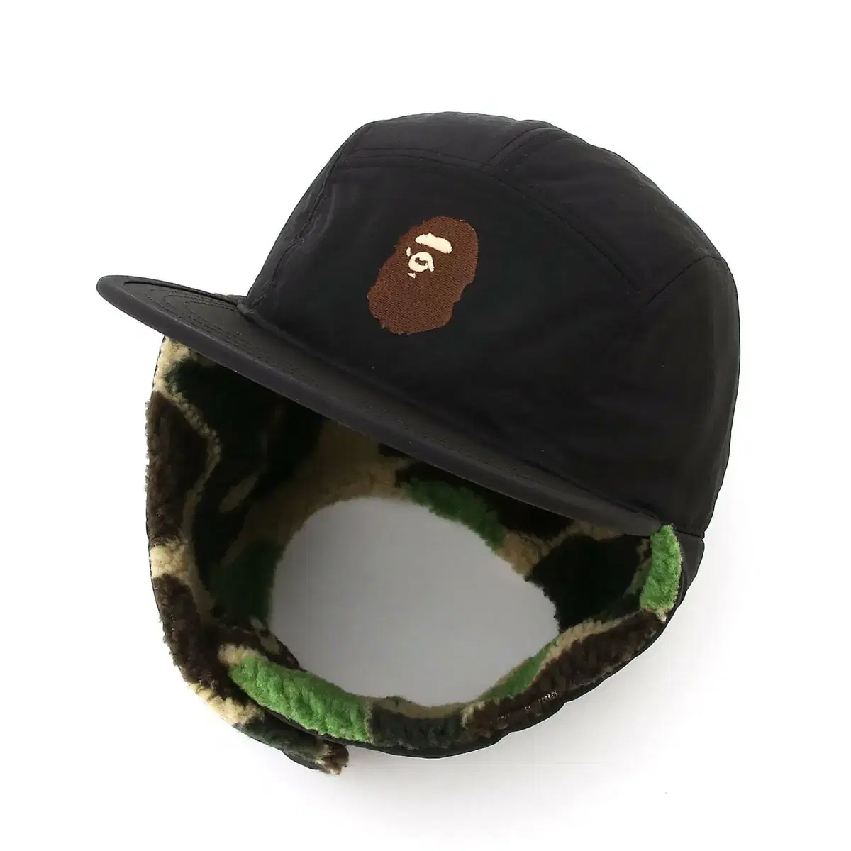 BAPE 베이프 ABC CAMO PUFFY 플라이트 캡 모자