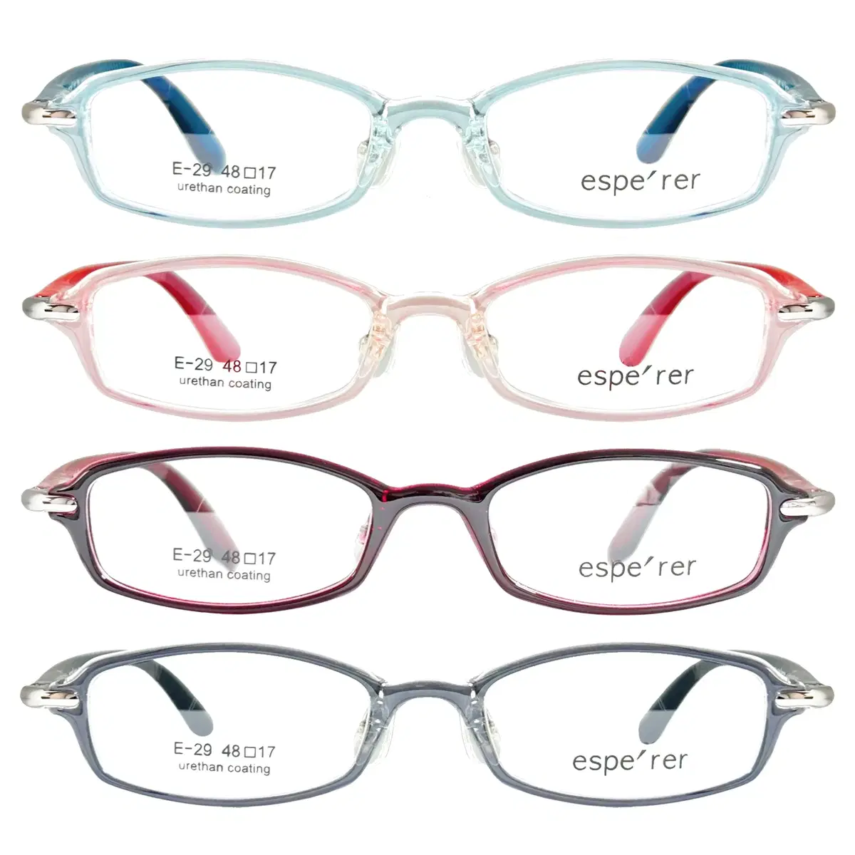 Domestic production for children's export Square fashion horn-rimmed TR lightweight glasses frame 522 4 colors