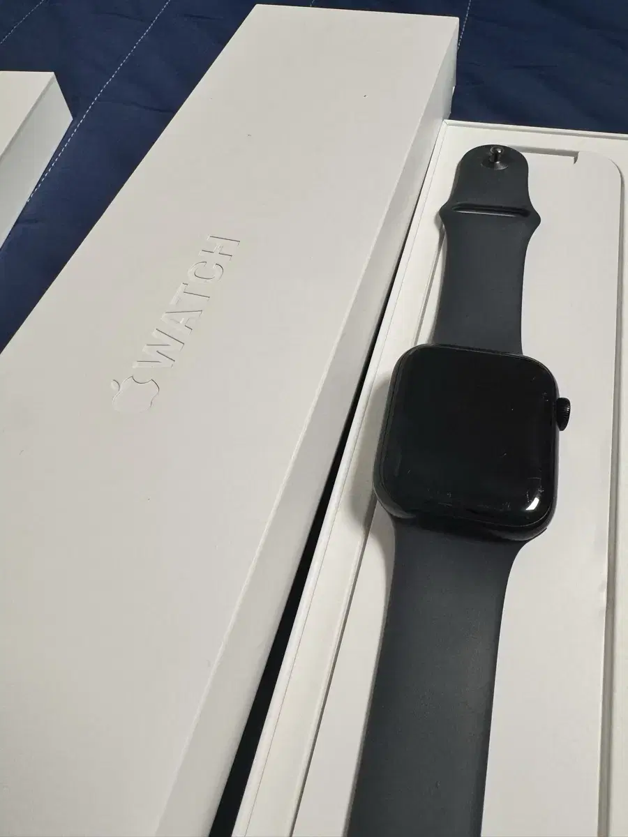 애플워치7 미드나이트 45MM Aluminum sport band