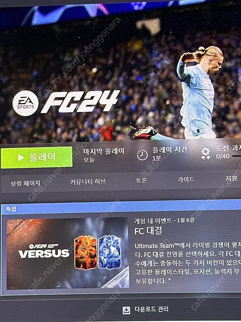 스팀 FC24 판매