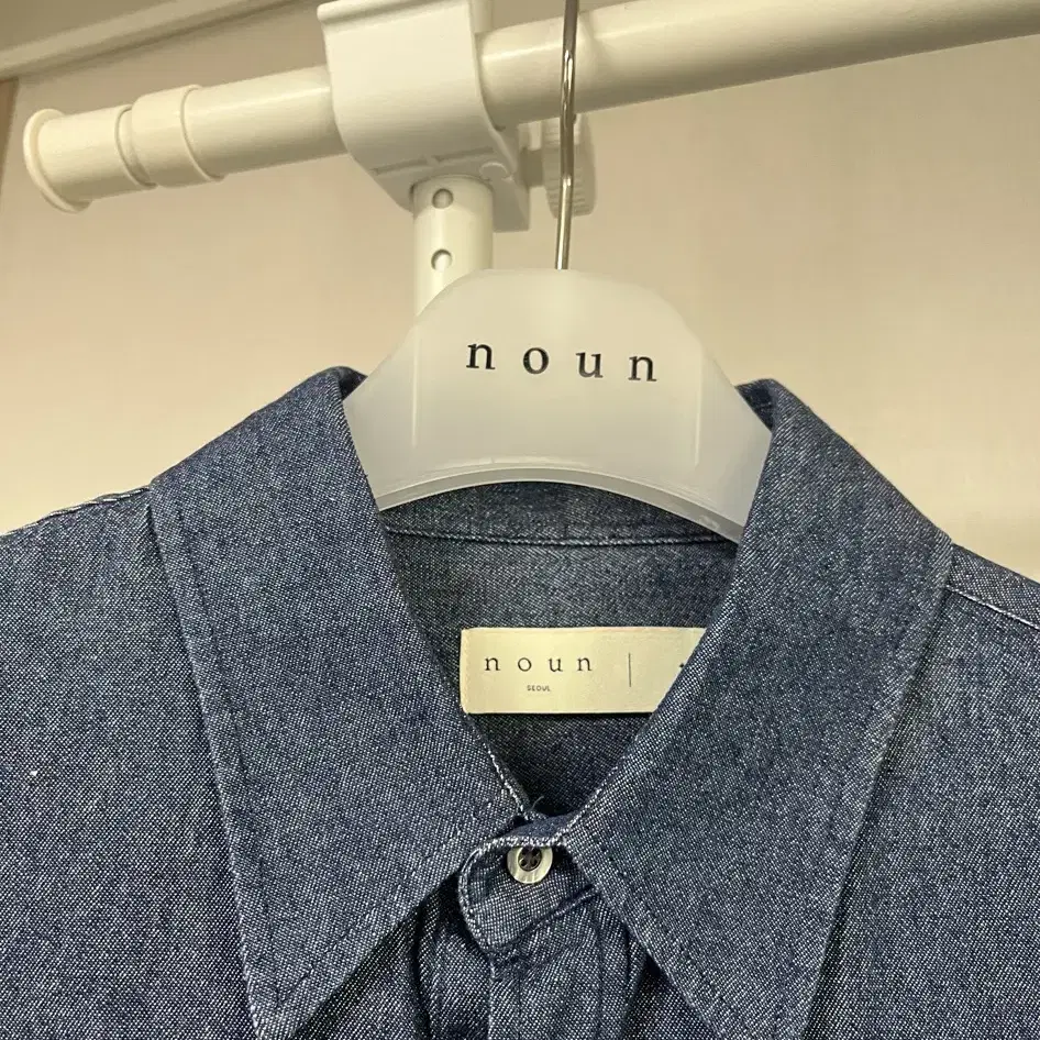 노운 daily denim shirts (blue) 1사이즈