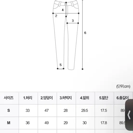 본루 핑크 데님 S