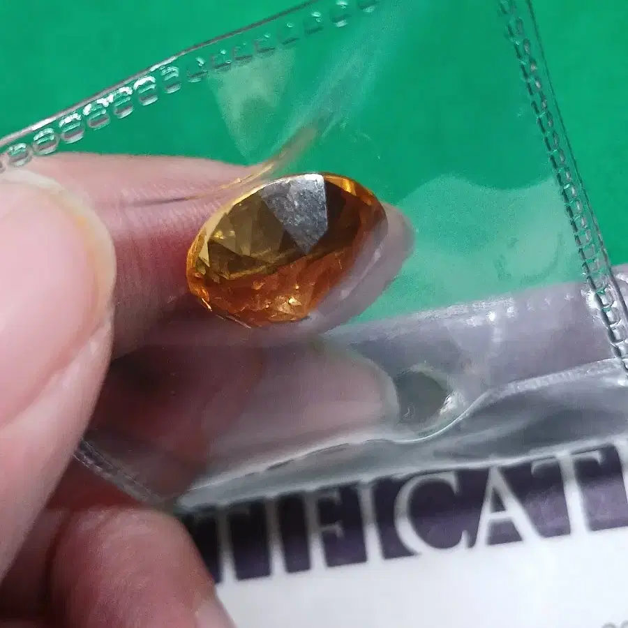 천연황수정 오벌컷 9.42ct