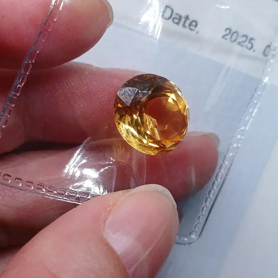 천연황수정 오벌컷 9.42ct