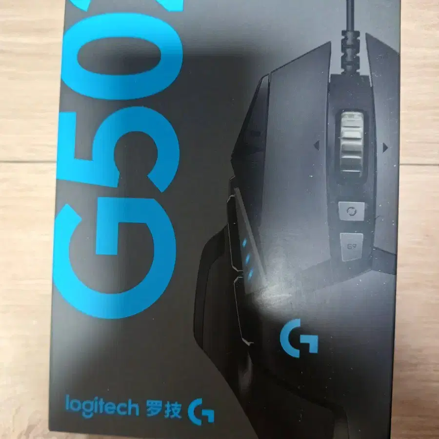 로지텍 G502 HERO 유선마우스,마우스피트 셋트 미개봉 팔아요~