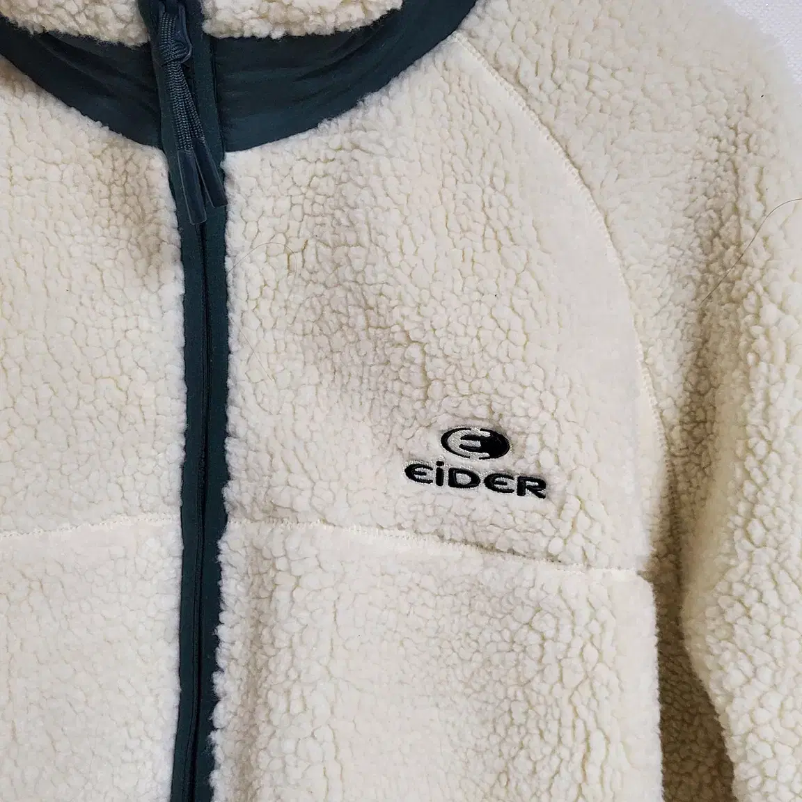 새상품) Eider 아이더 화이트 후리스