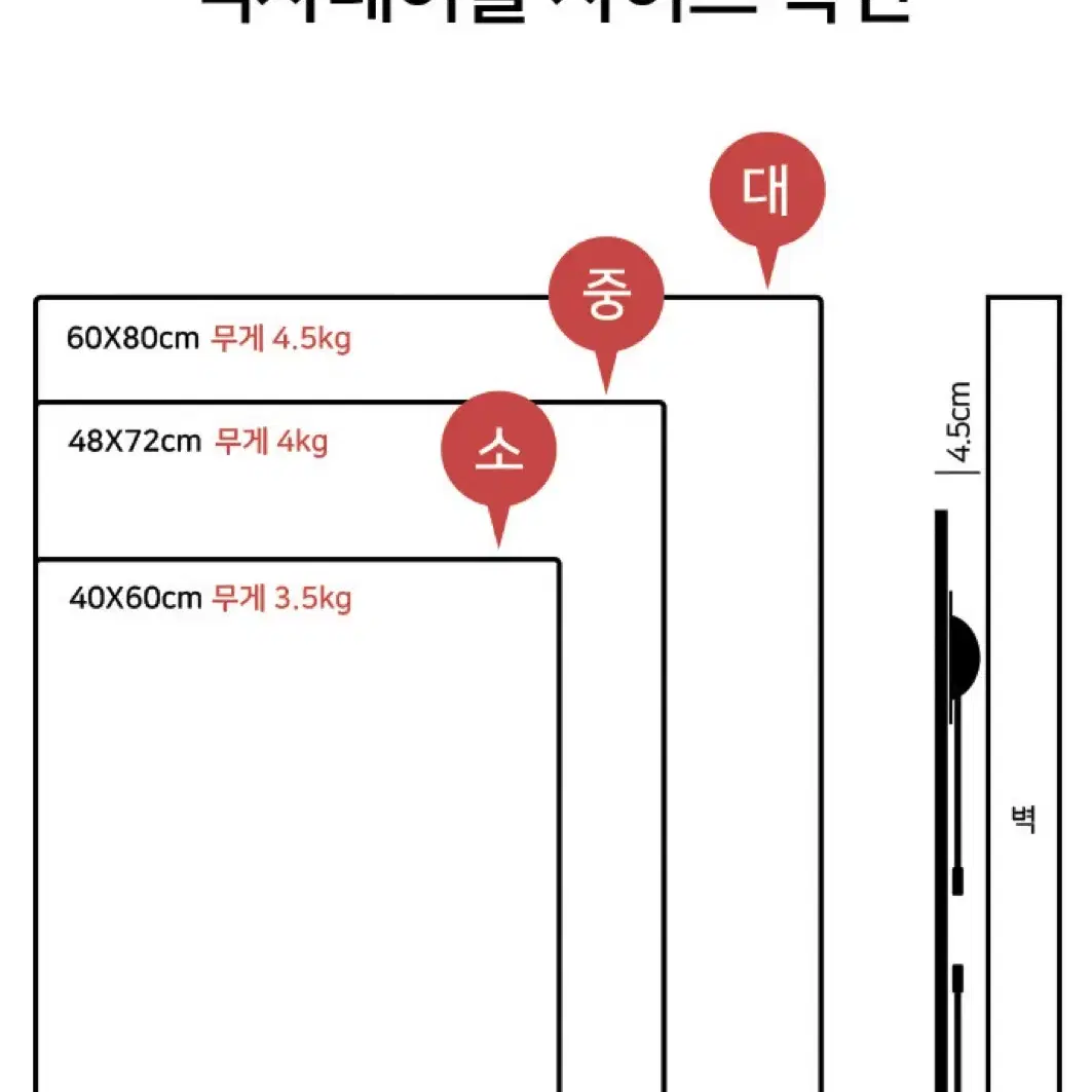 드로잉 액자 접이식 테이블(80x60)