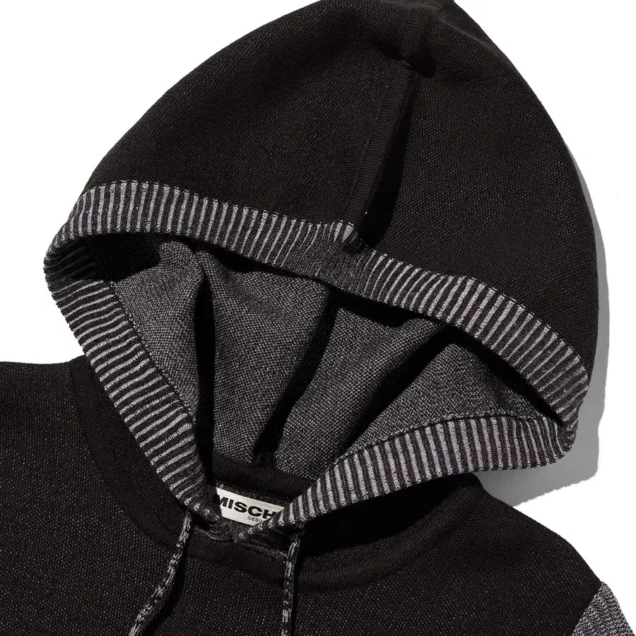 MSCHF RHOMBUS KNIT HOODIE BLACK