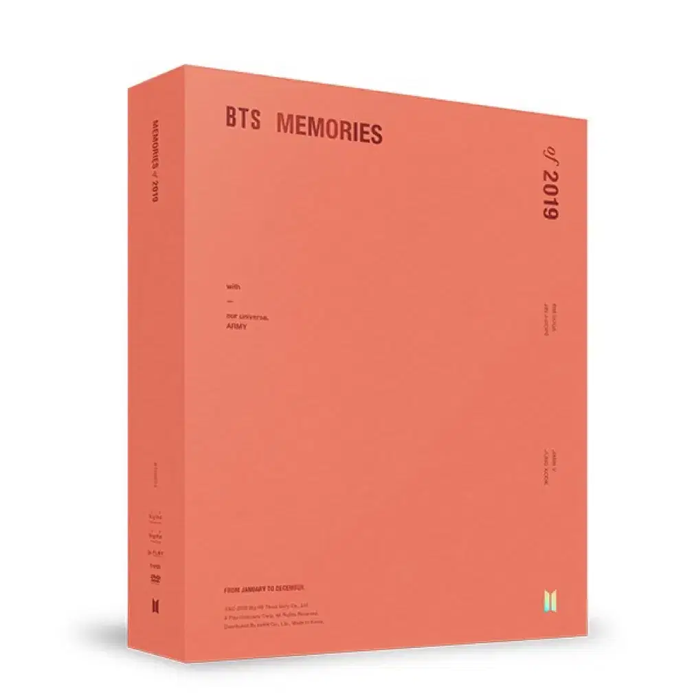 방탄소년단 2019 메모리즈 DVD 특전 포함