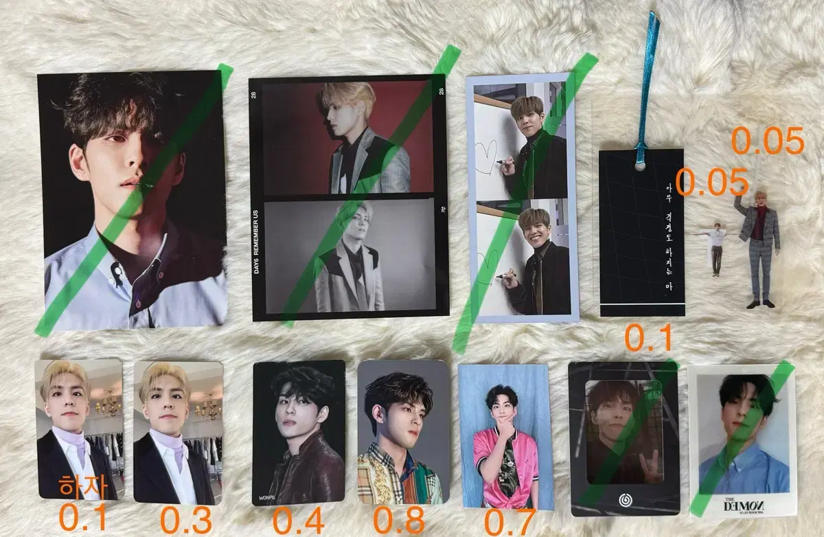 Day 6 Photocards, lenticular, postcards, bookmarks, clear covers