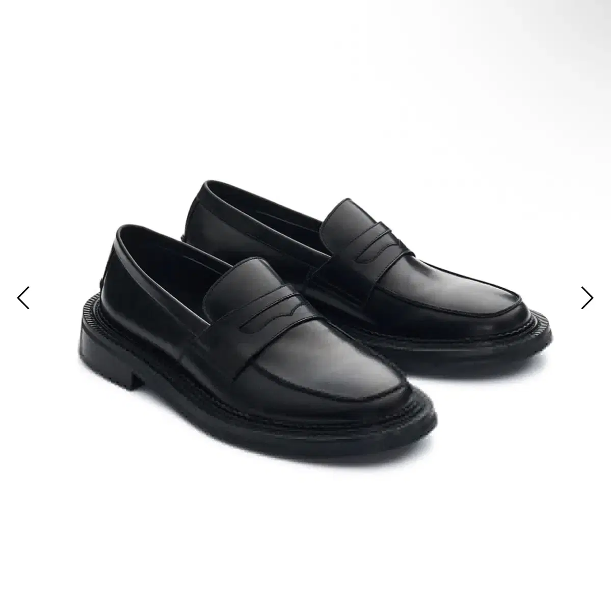 STU Leather Loafer 레더 로퍼 Black 39