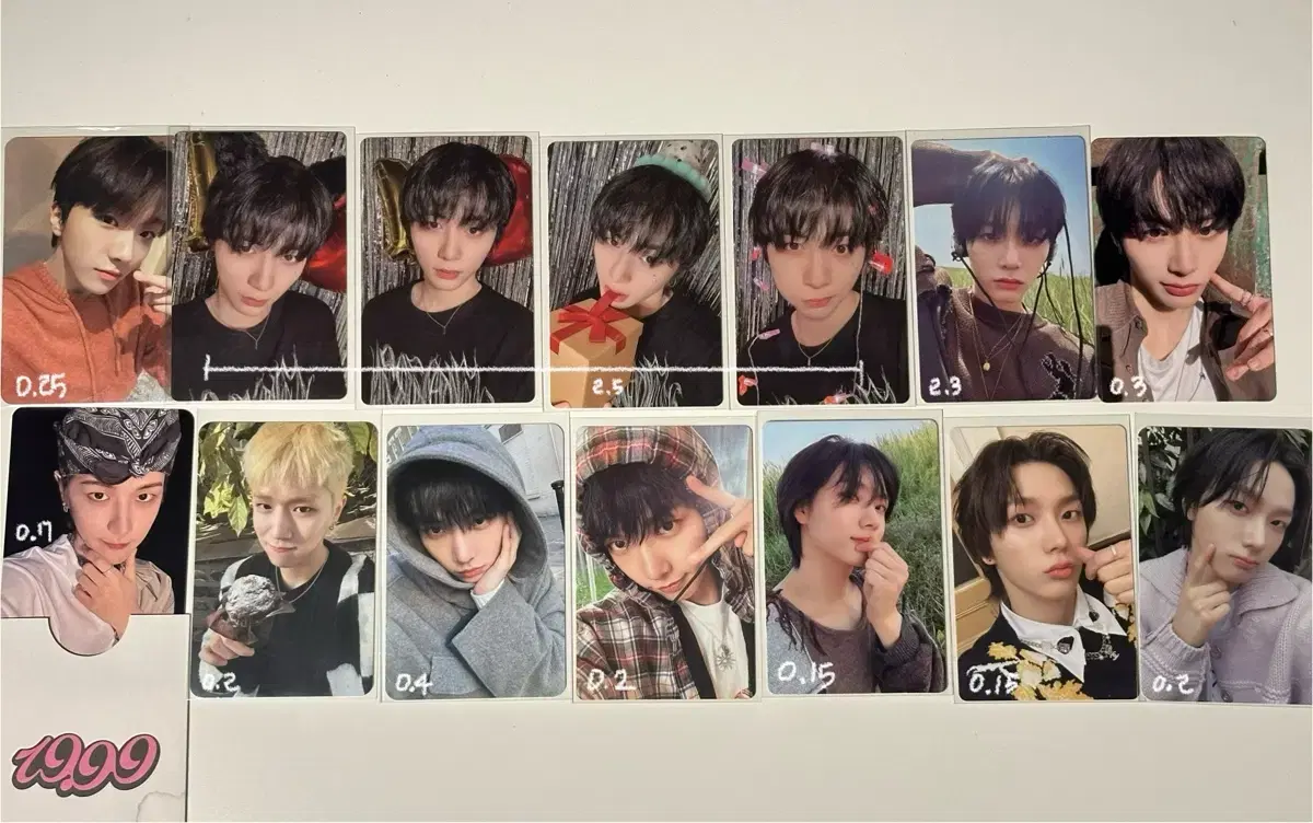 Boynextdoor photocard wts taesan sungho riwoo woonhak myung jaehyun Birthday MD Moody