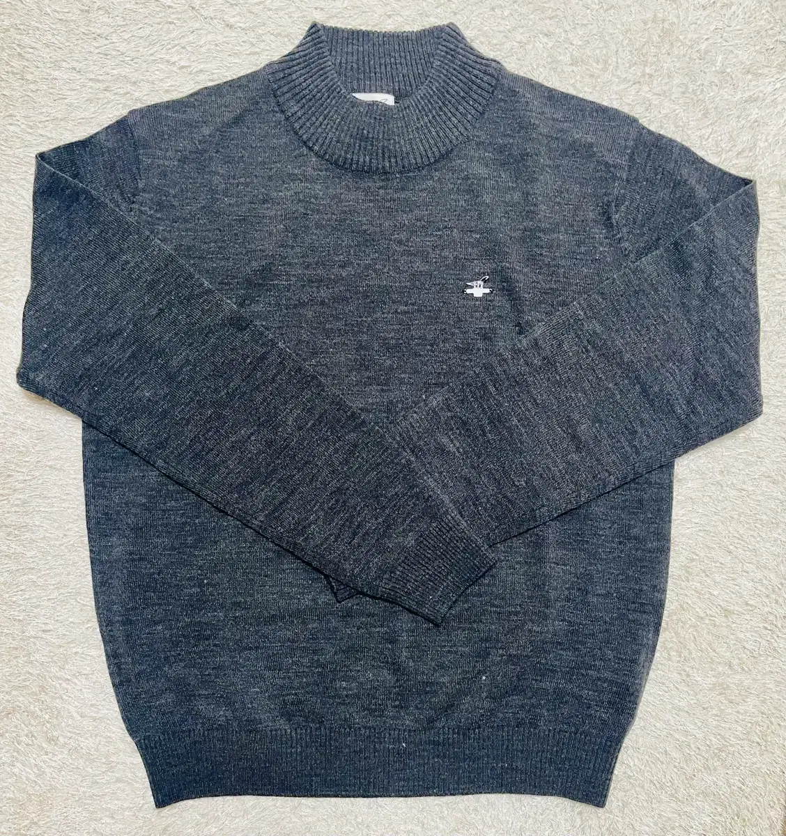 Cotton Roundneck Knit Tee by Henry