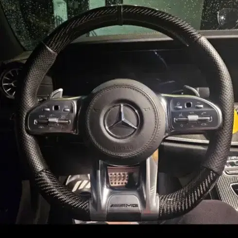 벤츠 amg 카본 핸들