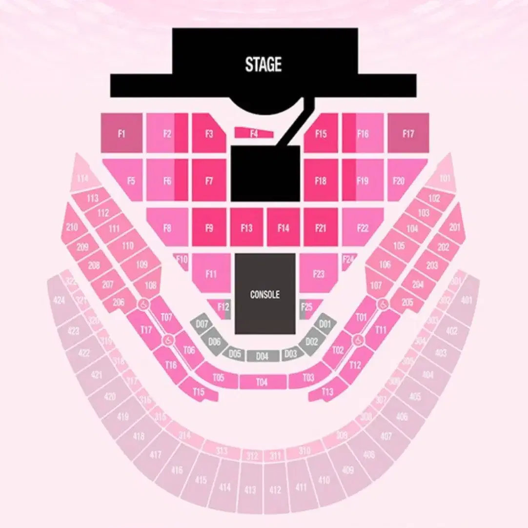 sm 콘서트 막콘 4층 양도