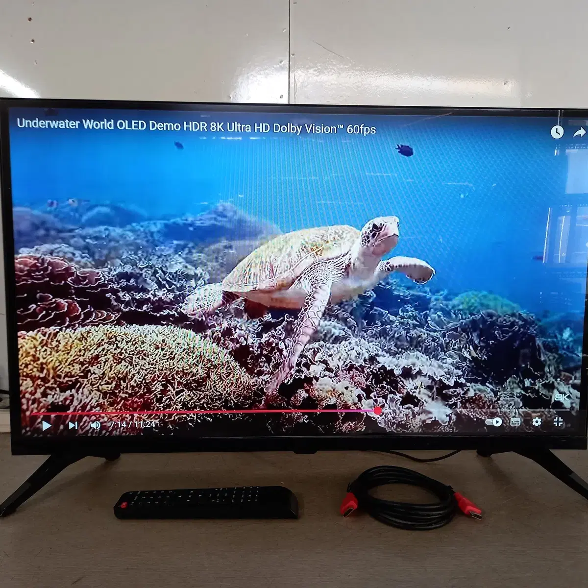 (수원)12월 4일 구입한 32인치 LED TV 팝니다/모니터 가능