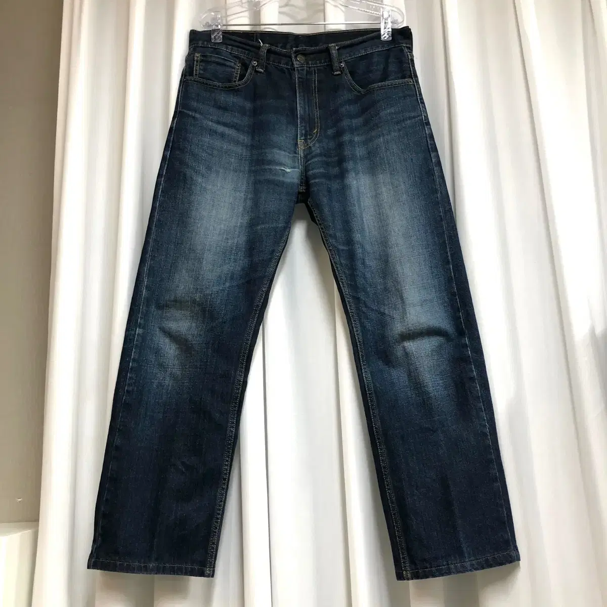 Levi's 505 레귤러 핏 데님 팬츠(W32)