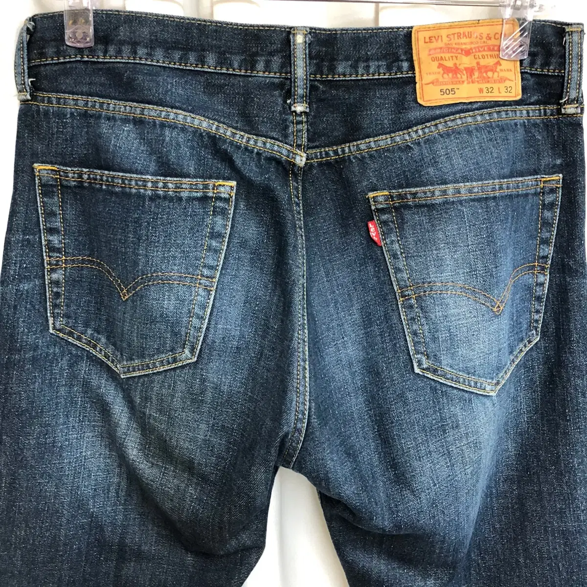 Levi's 505 레귤러 핏 데님 팬츠(W32)