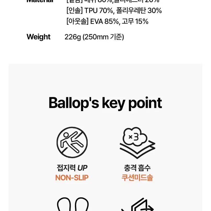 벨롭 볼트시티 R2 러닝화