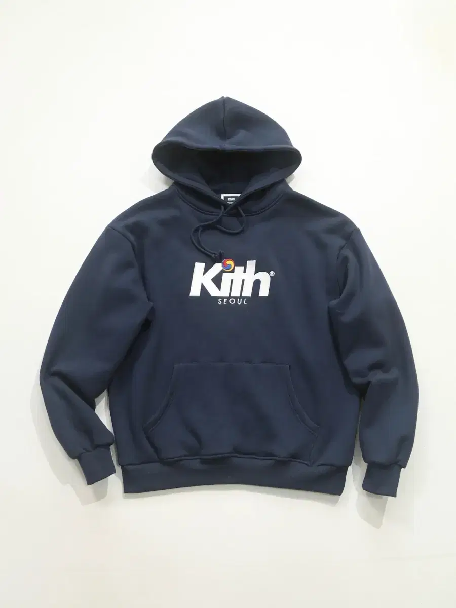 kith 키스 서울 태극 로고 베이직 후드티