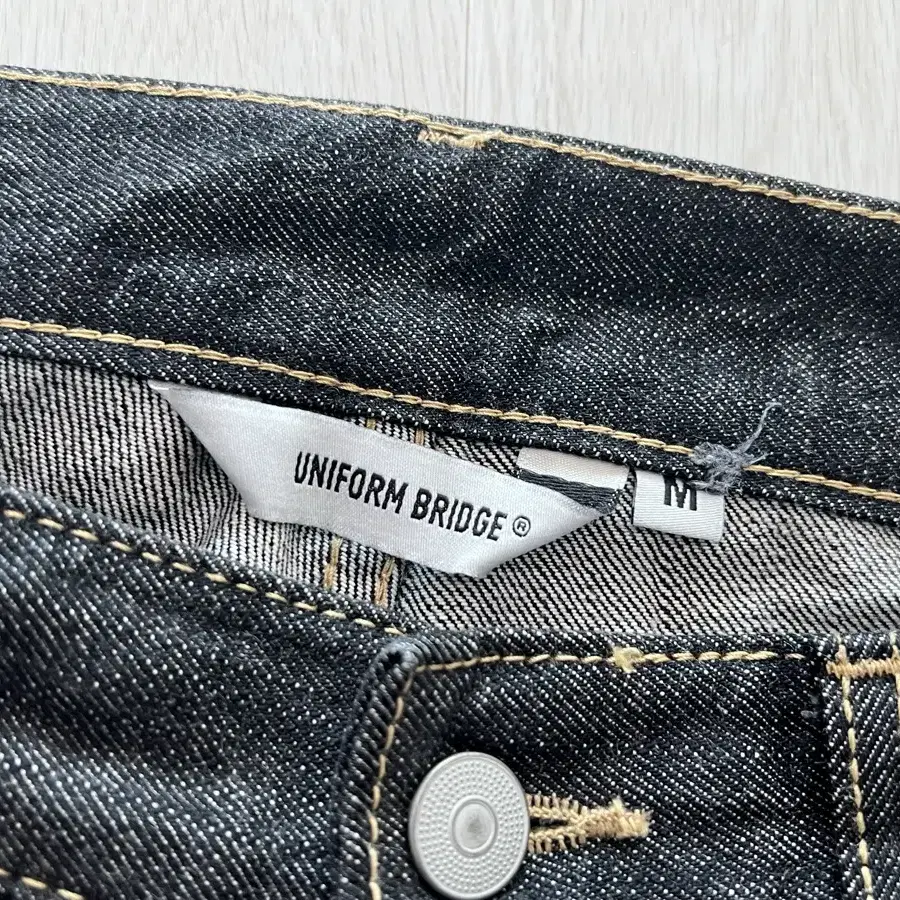 유니폼브릿지 블랙 셀비지 selvedge denim pants black