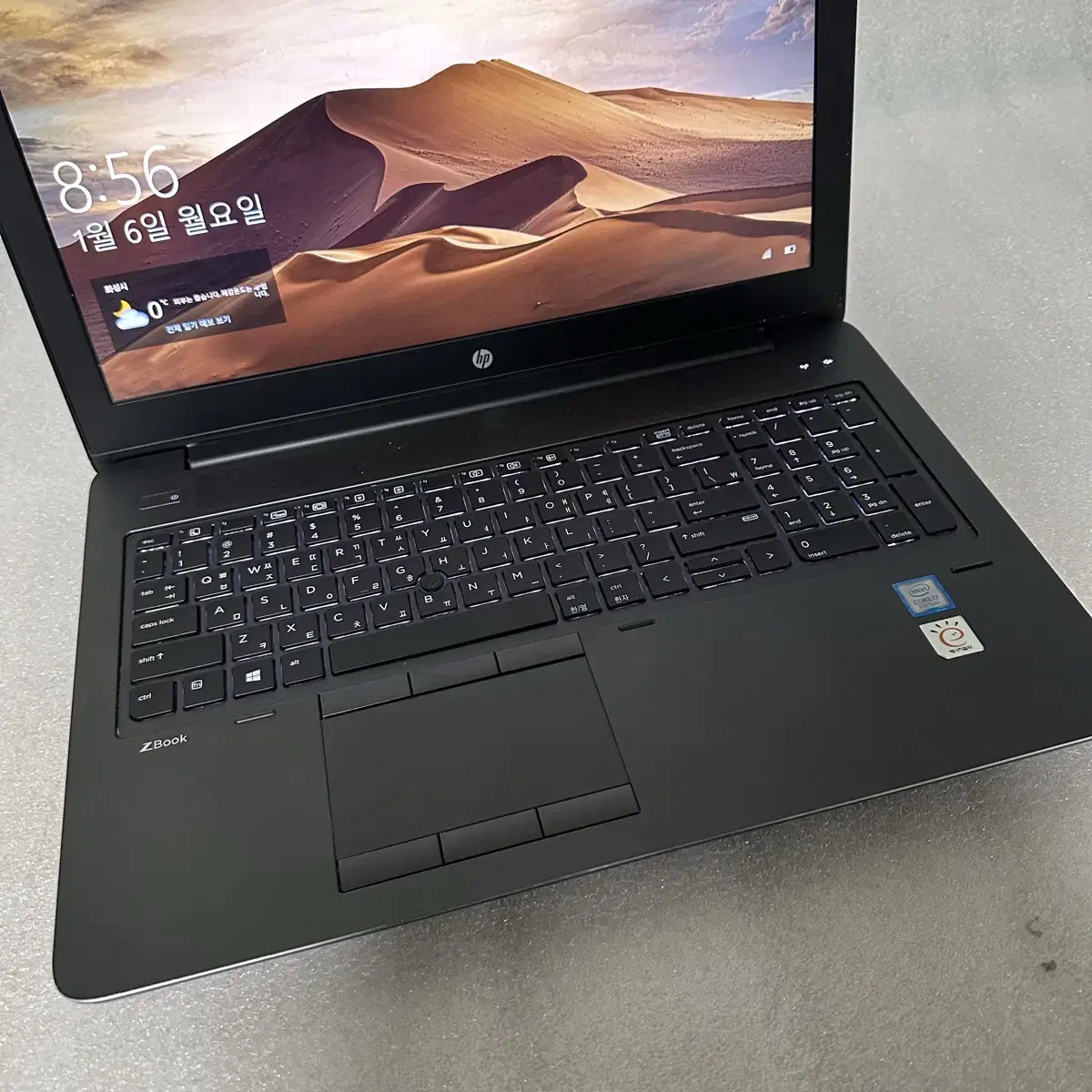 i7 7세대 M2000 512G Hp zbook Z북 15 G4 노트북