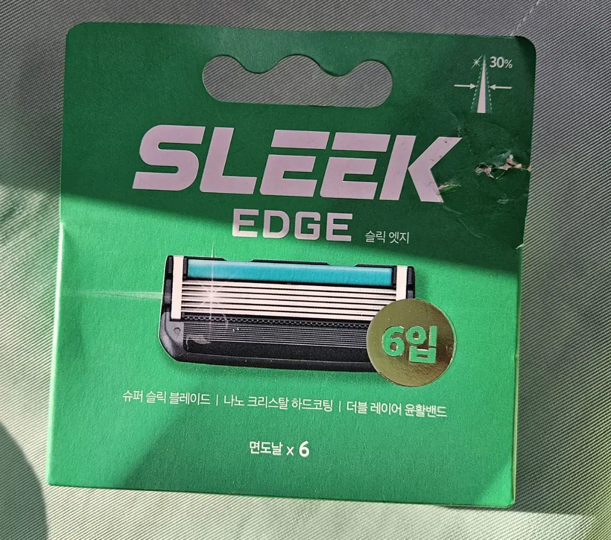 도루코 슬릭 면도날 6개 미개봉신품 팝니다