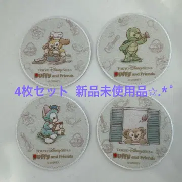 도쿄디즈니씨 케이프코드 쿡오프 한정판 수베니어 코스터 4장 세트