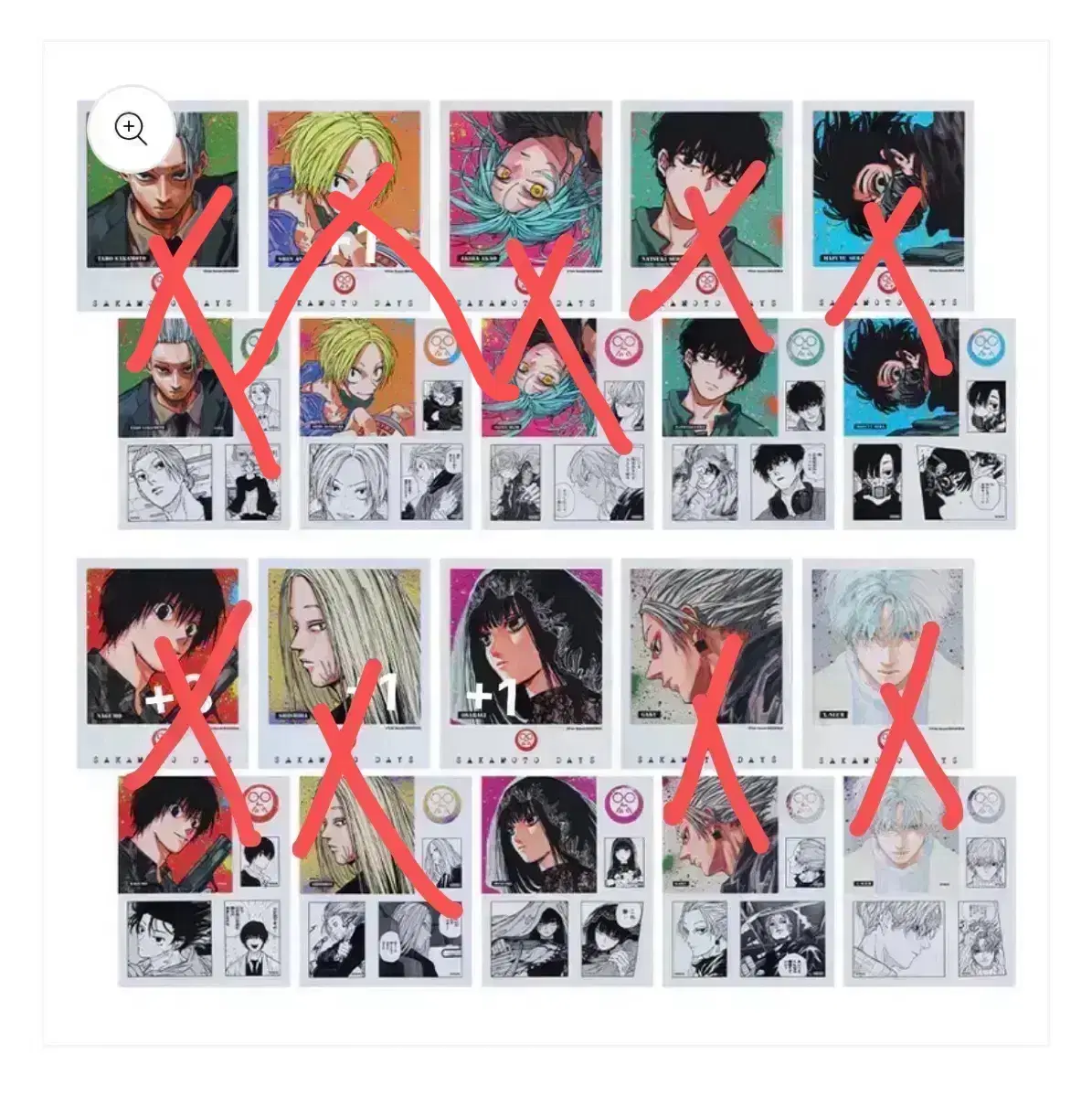 Sakamoto Dey's Photo Card sticker Set Tool buncheol Subdivision Sakadey Jump Festa