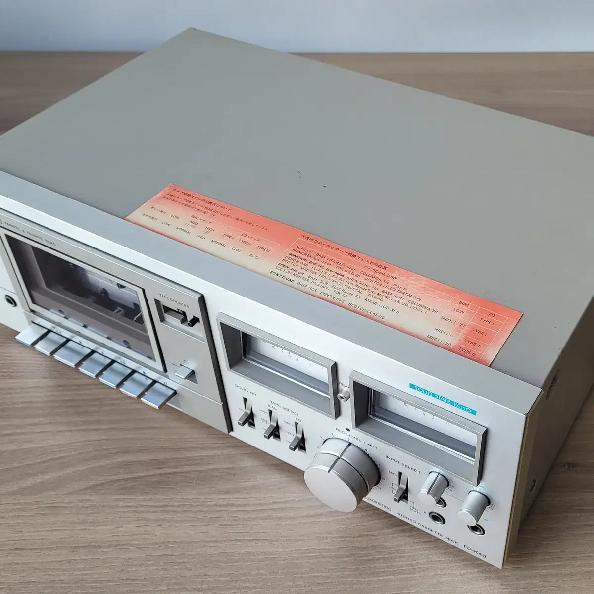 카세크데크 SONY TC-K40 (1978년)